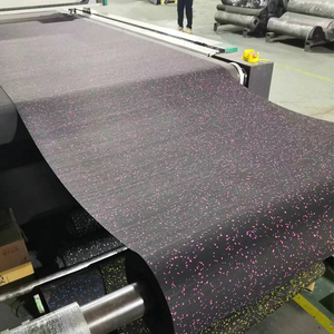Tapis de sol en caoutchouc pour salle de sport en rouleau, absorption des chocs, épaisseur 3-10 mm, anti-poussière, antidérapant - Product Image 4