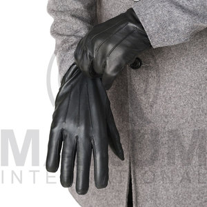 Winter Gloves Black Color Outdoor Warm Winter Gloves Leather Gloves From Pakistan - Product Image 4