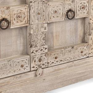 High End Solid Wood Four Door <b>Sideboard</b> Cabinet with Elegant <b>Storage</b> Design for Luxury Bedroom Kitchen and Living Spaces - Product Image 4