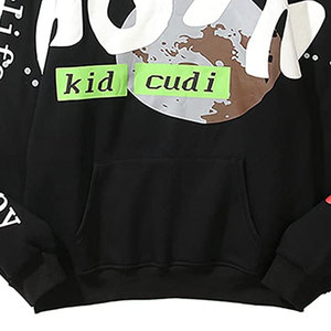 เสื้อฮู้ดดี้ผู้ชายไซส์ใหญ่ ผ้าคอตตอนเนื้อหนา พิมพ์ลายโลโก้ 3 มิติ คุณภาพสูง แบบพัฟพริ้นท์ เสื้อฮู้ดดี้พิมพ์ลายพัฟพริ้นท์ตามสั่ง เสื้อฮู้ดดี้ผ้าคอตตอนผสมแบบพื้นฐานสั่งทำได้ - Product Image 3