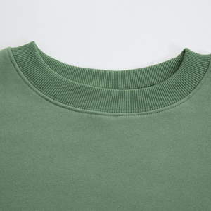 Sudadera Corta de Mujer con Cuello Redondo, Estilo Moderno Vintage, Anti-Pilling, 100% Algodón, Secado Rápido, Transpirable, con Bordado - Product Image 5
