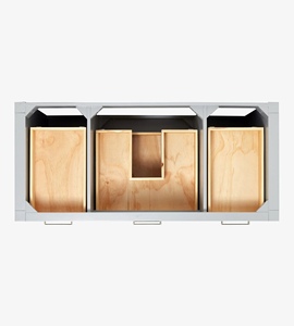 Meuble sous-vasque de salle de bain OEM Hannah 48 pouces, vasque simple, 2 options de finition, directement de l'usine au Vietnam - Product Image 5