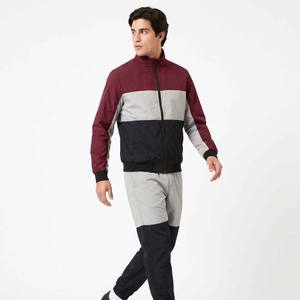 Custom Eco-Friendly Rhinestone Winter Hooded Solid Polyester Track <b>Suit</b> Set <b>Mens</b> Streetwear <b>Waterproof</b> Jacket Pants Wholesale - Product Image 3