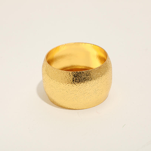 Anillo de Servilleta Metálico Tipo Tambor, Redondo y Creativo, para Fiestas, Bodas, Hoteles y Restaurantes Occidentales, Venta al Por Mayor - Product Image 3