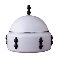 Panci Casserole Stainless Steel Kualitas Tinggi Grosir, Finishing Emas Modern, Wadah Sajian Hot Pot untuk Hotel & Restoran