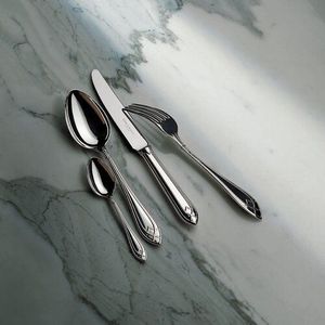 Ensemble de couverts élégants et de qualité en acier inoxydable, ustensiles durables pour la table, la cuisine, les restaurants, les hôtels et la restauration. - Product Image 1