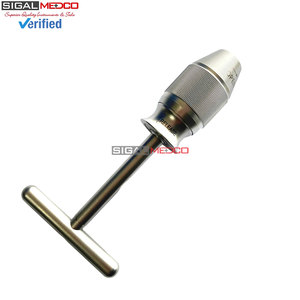 Self-Locking Reusable Stainless Steel Veterinary Surgical Instrument Orthopedic <b>Hand</b> <b>Drilling</b> Chuck Handle for Dog - Product Image 4