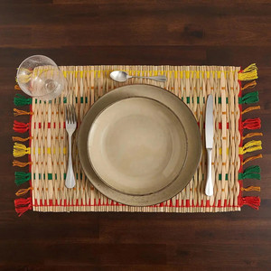 Manteles individuales de jacinto de agua redondos Art Deco coloridos al por mayor para cocina o decoración de pared ocasión de aniversario - Product Image 3