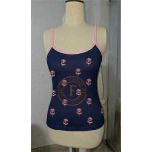 Top de Tirantes Finos de Spandex de Alta Calidad al por Mayor, Color Sólido, Transpirable, para Mujer, Verano - Product Image 1