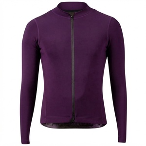 AMIB SPORTS unisex Reversible Full Zipper <b>Cycling</b> Quick Dry Eco-Friendly 100% Polyester <b>Long</b> <b>Sleeves</b> Bike OEM - Product Image 1
