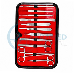 Kit de Disección Quirúrgica Veterinaria de 11 Piezas, Instrumentos de Sutura de Acero Inoxidable con Certificación CE, con Estuche de Transporte - Product Image 5
