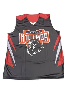 Sublimation Printing Custom Mens Basketball Jersey Uniform Set Basketball Vest Team Wear