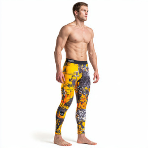 Running Tights <b>Men</b> Compression Sports Pants Underwear <b>Base</b> <b>Layer</b> Basketball Leggings Gym Workout Fitness Cycling Leggings - Product Image 1