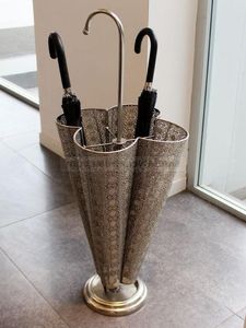 Classic Antique Brass Umbrella Stand One-Sided Capacity Metal Handicraft Frame Structure Hotel Lobby Decoration - Product Image 6