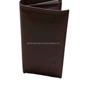 Cartera profesional de cuero de vaca superior auténtica Original para hombre, monedero plegable delgado de moda superventas para hombre - Product Image 4