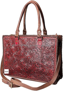 Bolso bandolera de hombro personalizado Vintage para teléfono, monedero y bolsos de oficina para mujer, maletín de cuero genuino para mujer - Product Image 4