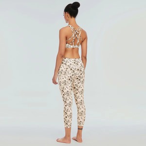 Ropa Deportiva al por Mayor, Conjuntos de Gimnasio de Alta Calidad para Mujer, Leggings y Sujetador Deportivo de Manga Larga para Yoga, Ropa Deportiva Elegante - Product Image 2