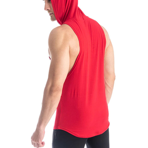 Cotton Sleeveless <b>Workout</b> <b>Hoodie</b> Lightweight Exercise Tank Top Gym Clothing Manufacturer Custom Embroidered Sleeveless <b>Hoodie</b> - Product Image 4