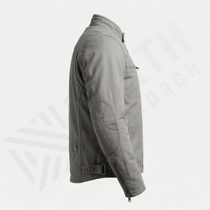 Chaqueta de Motociclista de Cuero Genuino para Hombre de la Mejor Calidad, Nueva Colección de Invierno, Chaquetas de Motocicleta con Protecciones Desmontables Personalizadas - Product Image 3