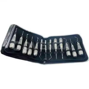 Ensemble d'instruments de chirurgie dentaire manuels de qualité supérieure avec curette Gracey et élévateur radiculaire en acier inoxydable CE - Product Image 3