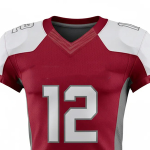 Maillot de football américain personnalisé pour équipes – Service d'usine OEM/ODM – Maillot de football américain en mesh de qualité supérieure - Product Image 5