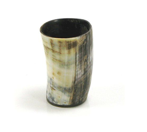 Verre à eau en corne de buffle fait main de haute qualité pour thé et bière, réutilisable, à paroi simple - Product Image 3