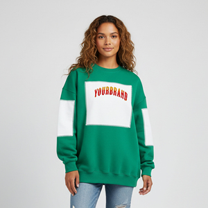Sudadera con Capucha para Mujer, Tendencia Actual, 100% Algodón, Impresión Personalizada, Bordado Frontal, Transpirable y Ecológica - Product Image 1