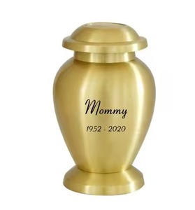 Classic Aluminium <b>Keepsake</b> Urns Mini Ashes Holder Small Cremation Urn <b>Memorial</b> Tribute Home Accent - Product Image 2