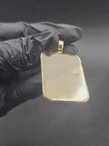 จี้เพชรโมอิสซาไนต์แบบกำหนดเอง VVS ประดับเพชรเต็มตัวอักษร จี้เงินแท้ 925 สไตล์แร็ปเปอร์ ฮิปฮอป จี้ตัวอักษรชื่อสำหรับเขา - Product Image 5