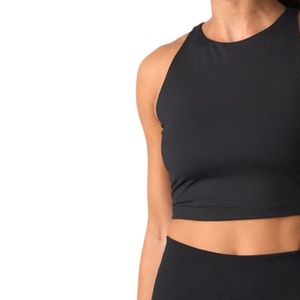 Custom Wholesale Women Sleeveless High Neck Crop <b>Top</b> OEM ODM Manufacturer Slim Fit Gym Tank <b>Top</b> Yoga Fitness Activewear - Product Image 2
