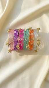 Hit Style Traditional Indian & Pakistani Kashmiri Churiyan <b>Sets</b> Latest Designs Hand Made Kashmiri Churiyan <b>Bangles</b> For Women - Product Image 6