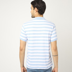 Chemises à manches courtes en tricot uni pour hommes, prix compétitif, tendance, séchage rapide, 100% coton, OEM - Product Image 2