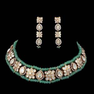 Dhanyasri Designer Moissanite Choker Set-Fine Jewelry - Product Image 2