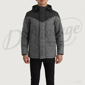 Custom Men Winter Puffer <b>Jacket</b> Heavyweight Warm Hooded Parka Coat Windproof Quilted Bubble <b>Jacket</b> Outerwear For Men - Product Image 2