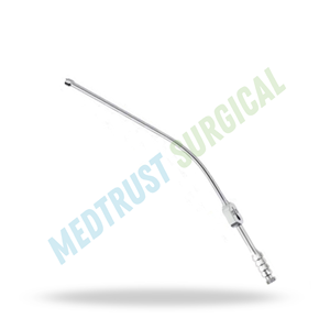 Frazier Suction Tube Angled ENT Surgical <b>Instrument</b> for Precision Fluid Aspiration and <b>Neurosurgery</b> Use - Product Image 4