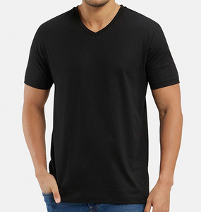 Camiseta Básica de Algodón Premium para Hombre, Corte Regular, Ligera, Manga Corta, Lisa, Informal, para Moda Urbana, OEM, ODM, Personalizada - Product Image 1
