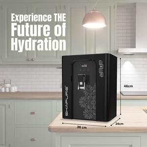 Purificador de agua AQUA NINE con sistema RO, zinc, cobre, alcalino, TDS, capacidad de almacenamiento de 10L, indicador LED, material de grado alimenticio, FILTRO DE AGUA - Product Image 6