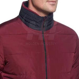 Veste matelassée en coton à finition lisse, veste matelassée en coton au look épuré, veste matelassée en coton à surface douce - Product Image 5