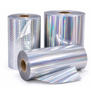 Rollo de Película PET Holográfica Arcoíris, Alto Brillo, Láser, Flexible, para Impresión de Etiquetas, Laminación, Decoración, Adhesivo, Anti - Product Image 3
