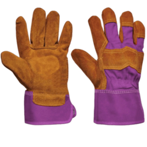 Top Grade Heavy Duty Cowhide Split Leather Work <b>Gloves</b> CE Certified 11 oz Thickness Personal Protective Abrasion Safety <b>Gloves</b> - Product Image 5