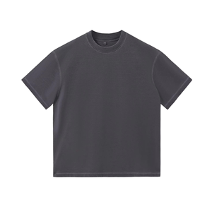Camiseta Casual de Manga Corta con Cuello Redondo de Algodón Jersey de Color Sólido y Corte Regular para Hombre - Product Image 2