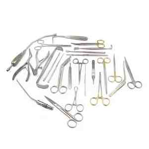 Ensemble d'instruments de base pour la résection intestinale chirurgicale, qualité allemande, acier inoxydable, chirurgie générale, CE ISO13485 Classe I, modèle - Product Image 1