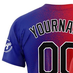 Lightweight Men's Baseball Jersey Short Sleeve Customizable High Quality Breathable Anti-Bacterial Hot Selling Wholesale - Product Image 5