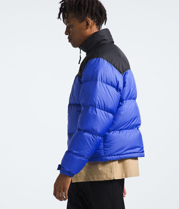 Chaqueta Deportiva para Niñas, Color Azul con Bloques de Color, con Capucha, Cierre de Cremallera, Impermeable, Resistente al Viento, Rellena de Algodón PP - Product Image 1