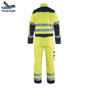 Reflective High Visibility Workwear <b>Uniform</b> Waterproof Safety Jacket Pants <b>Construction</b> Industrial Workwear - Product Image 2