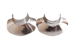 เกราะอกเหล็กกล้าอ่อนแบบยุคกลาง งานแฮนด์เมด สำหรับฮาโลวีน ปีใหม่ คอสเพลย์ จำลองสถานการณ์ ชุดประวัติศาสตร์ ผู้จำหน่ายขายส่ง - Product Image 5