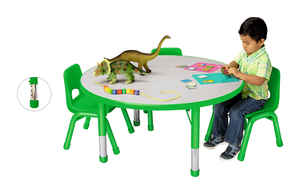 โต๊ะกลม (ไม่รวมเก้าอี้) ปรับระดับได้ - Product Image 3