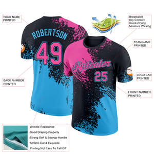Men's Full Color Sublimation Breathable 100% Polyester Moisture-Wicking UV Protection Four-Way Stretch Custom Design OEM/ODM - Product Image 3