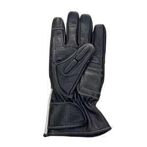Genuine Cowhide Leather <b>Driver</b> Gloves for Heavy-Duty Work for Gardening Warehouse Welding Hand and Arm Protection - Product Image 4