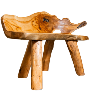 Banco de raíz de teca rústico premium ARTERRA, muebles de patio artesanales para exteriores, para casa, villa, resort - Product Image 2
